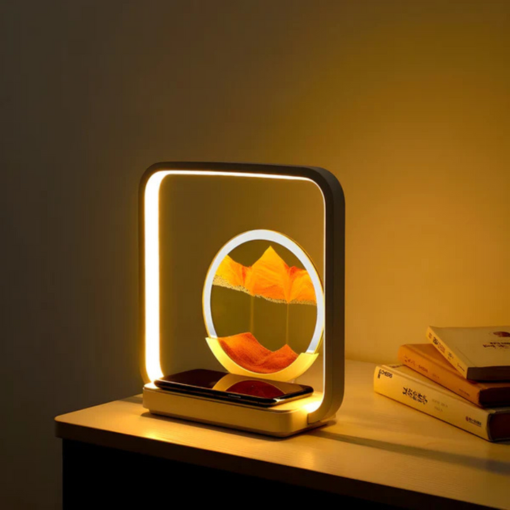 BowLift | SandAura | 3D LED Night Lamp with Flowing Sand Art