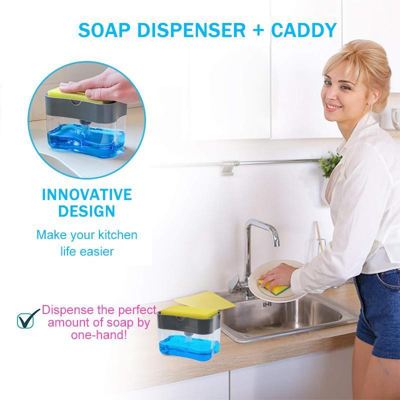 BowLift | Soap Dispenser and Sponge Caddy
