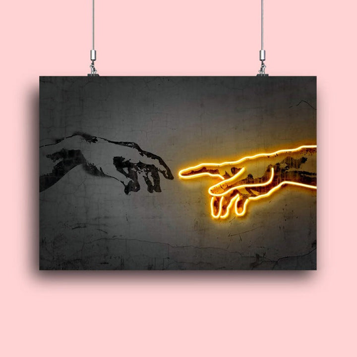 The Lighter Touch - Canvas Wall Art Painting | Bowlift