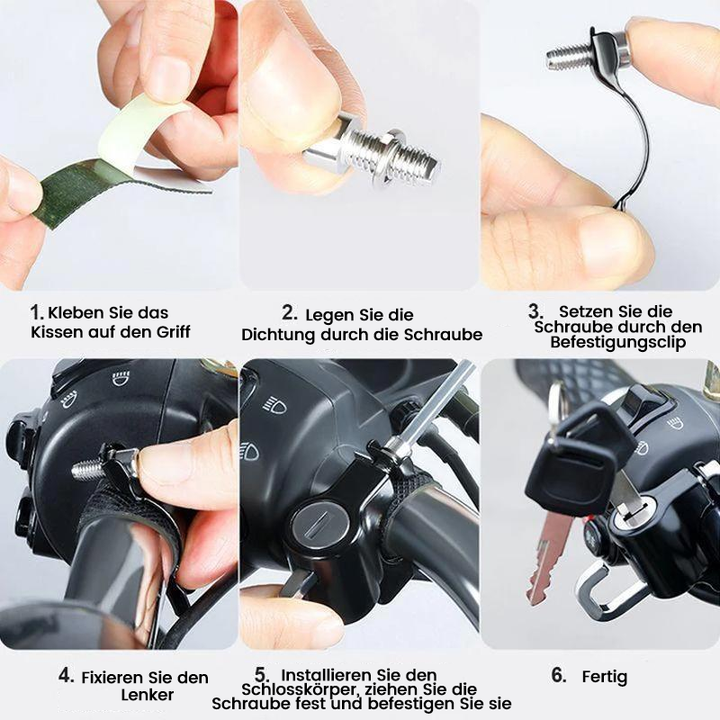 BowLift | Multifuntional motorcycle helmet security lock