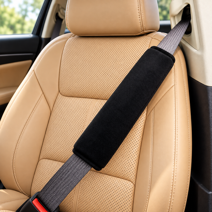 Plush Padded Seat Belt Shoulder Strap Covers Bowlift
