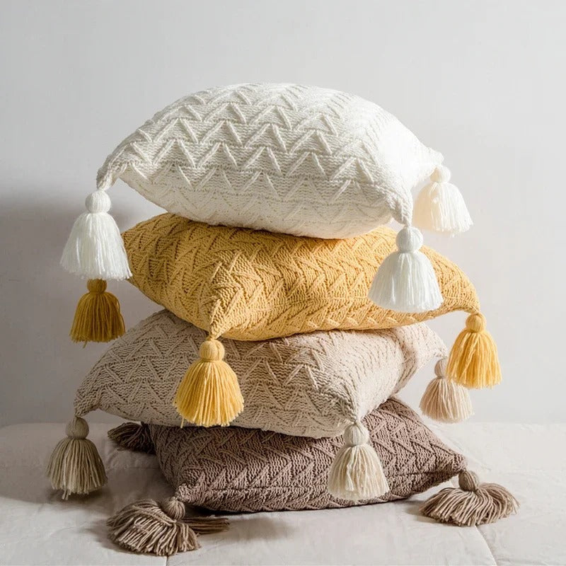 BowLift | Soft Knit Chenille Cushion Cover 18x18 Inch