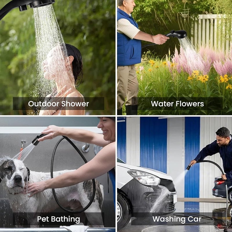 BowLift | Portable Rechargeable Outdoor Camping Shower Pump