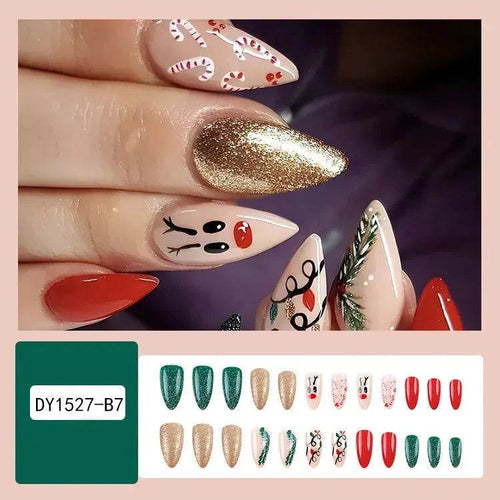 BowLift | 24pcs Christmas False Nail Decal stickers