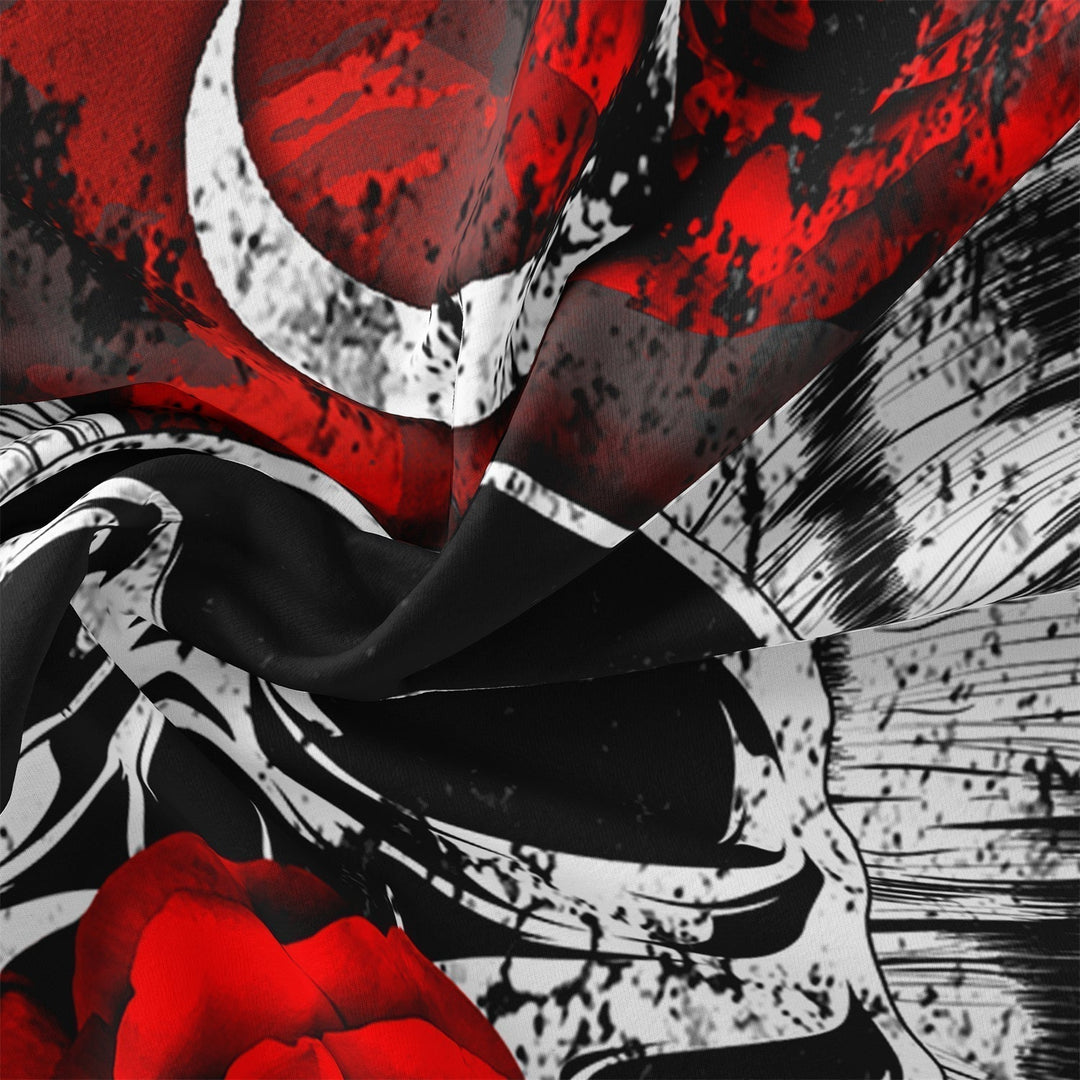 BowLift | GothicLuxe - Skull & Rose-Themed Bed Set