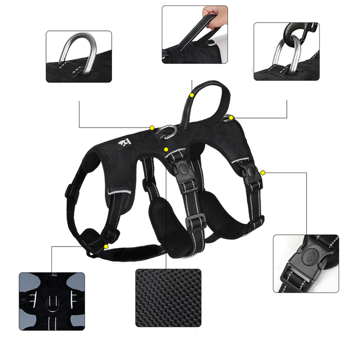 BowLift | Reflective Anti-Pull Dog Harness - Gripguard