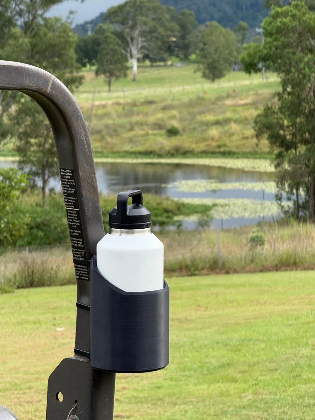 BowLift | Magnetic Bottle Holder | Heavy-Duty Grip for Tools, Gym, or Garage | Non-Slip Bottle Mount