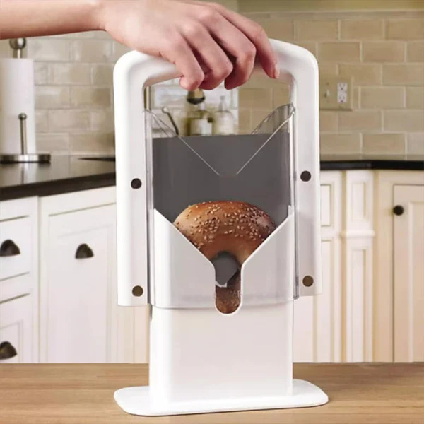 BowLift | Stainless Steel Bagel Slicer For Small & Large Bagels