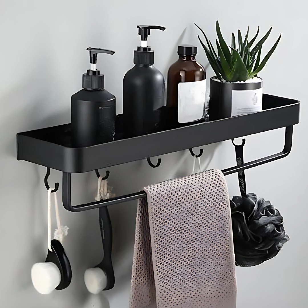 BowLift | Metal Bathroom Wall Shelf Modern Storage