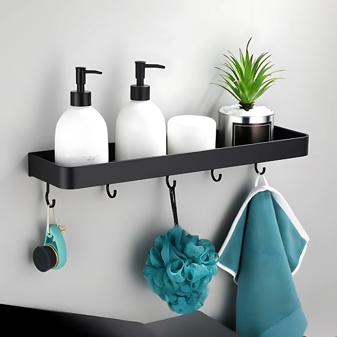 BowLift | Metal Bathroom Wall Shelf Modern Storage