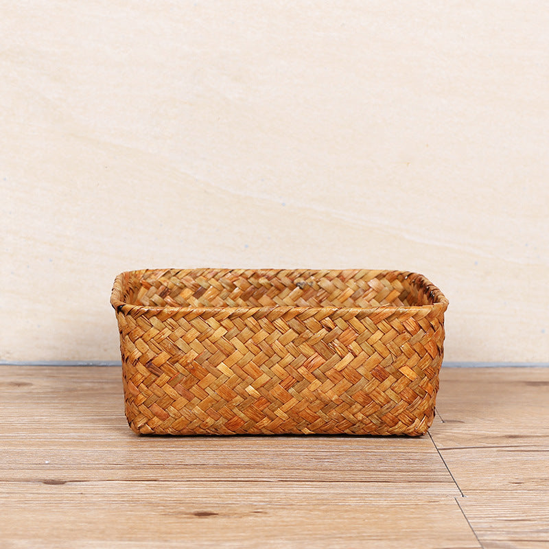 Handcrafted Natural Woven Storage Basket