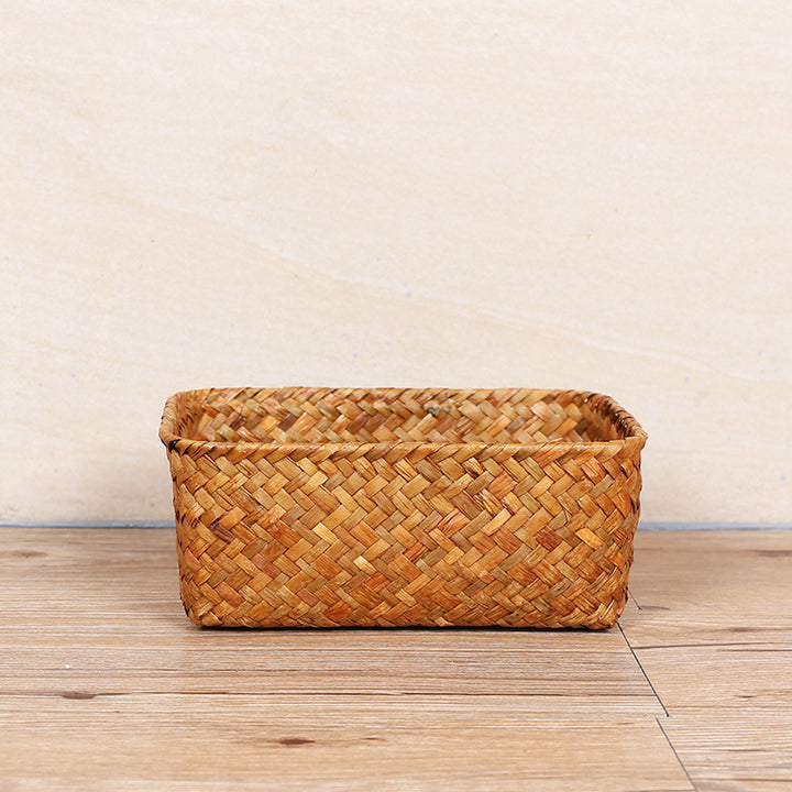 Handcrafted Natural Woven Storage Basket