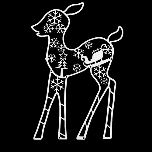 BowLift | Christmas Decorations Light Up Reindeer Figure