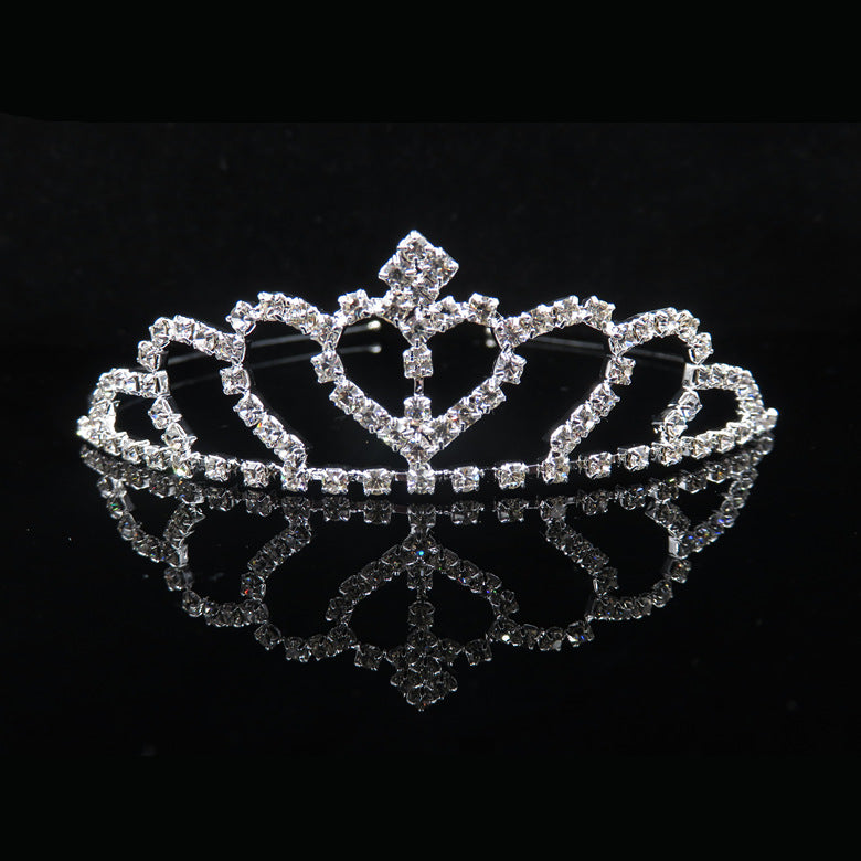 Ladies Crystal Embellished Tiara Bowlift