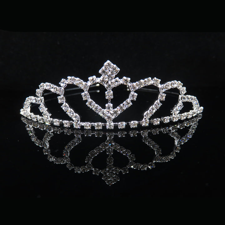 Ladies Crystal Embellished Tiara Bowlift