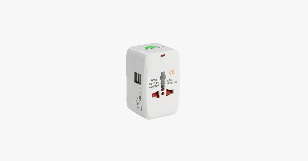 BowLift | International plug adapter - All-in-One CE, RoHS certified USB power plug