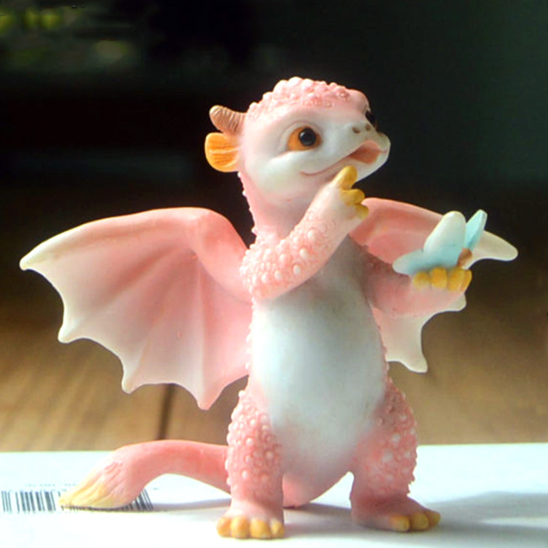 BowLift | Mini Cute Dragon Statue Decoration