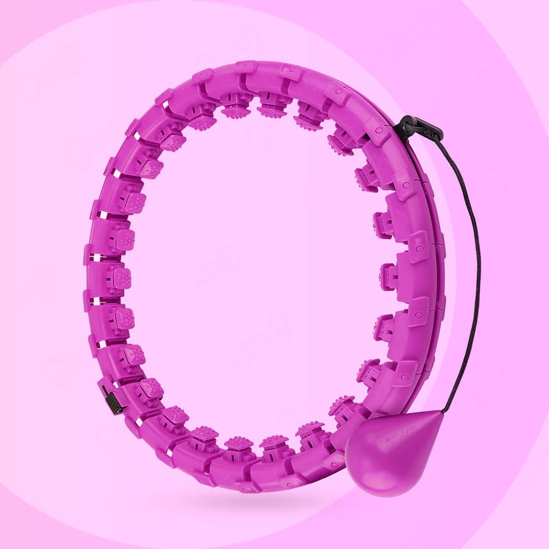 Weighted Fitness Hoop for At-Home Cardio Workouts