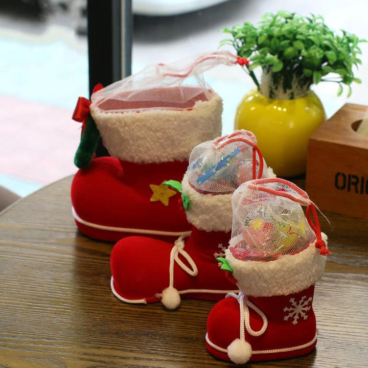 Festive Holiday Plush Stocking Bowlift
