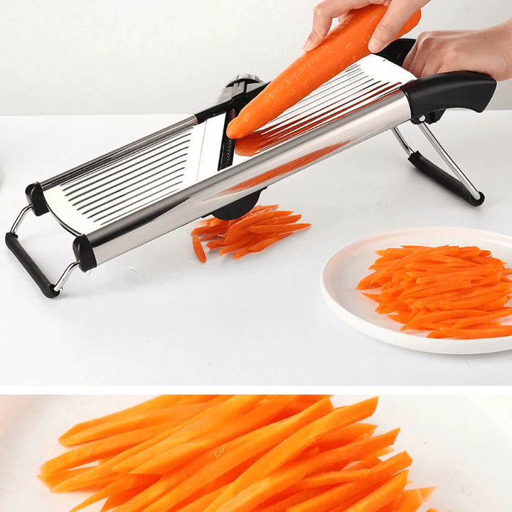 BowLift | Stainless Steel Mandoline Slicer – Adjustable Thickness Cutter