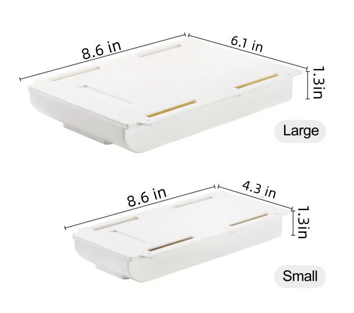 Under-Desk Drawer with Slim Self-Adhesive Installation