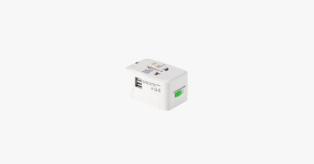 BowLift | International plug adapter - All-in-One CE, RoHS certified USB power plug