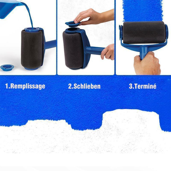 Paint roller with container - 5 pieces/8 pieces | Bowlift