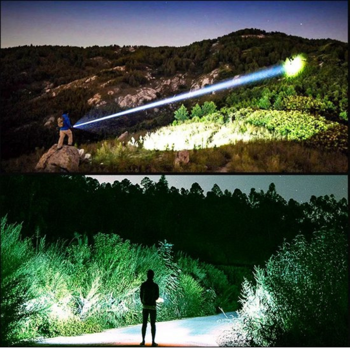 BowLift | LED Flashlight With Power Display – Rechargeable High-Performance Flashlight With Glass Breaker & USB-C