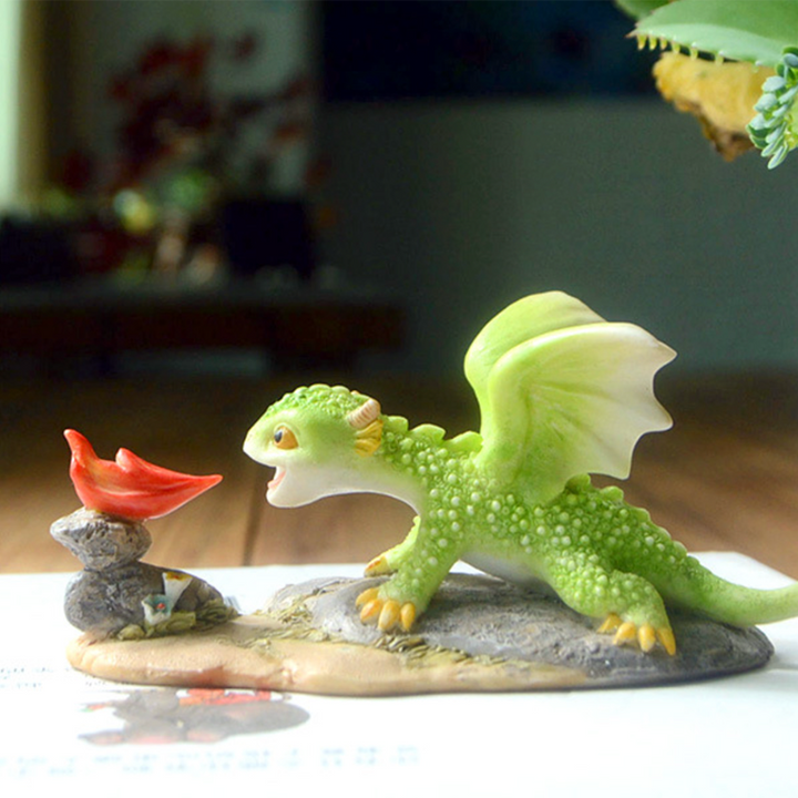 BowLift | Mini Cute Dragon Statue Decoration