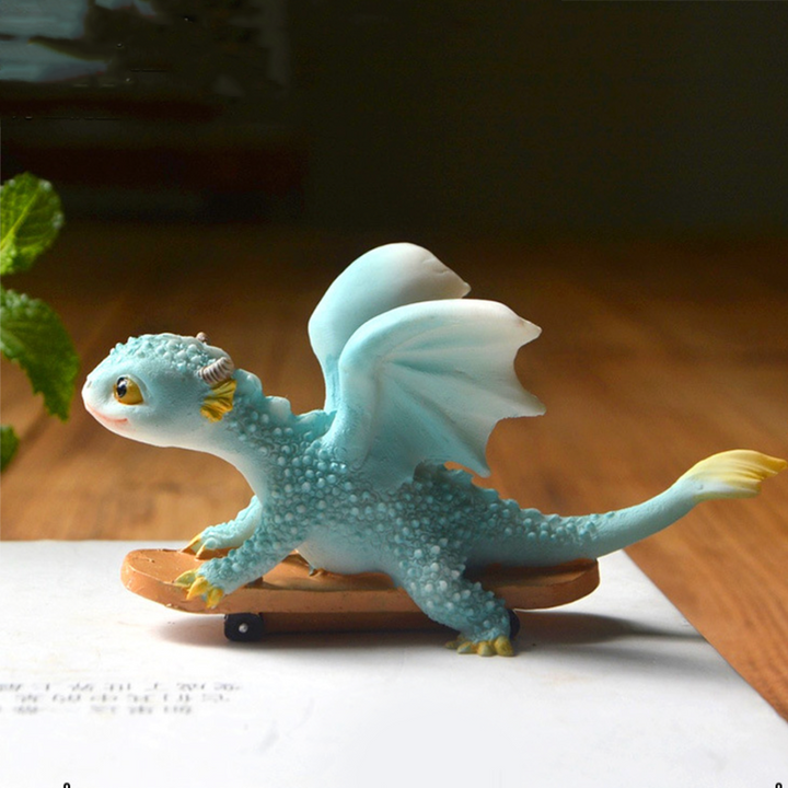 BowLift | Mini Cute Dragon Statue Decoration