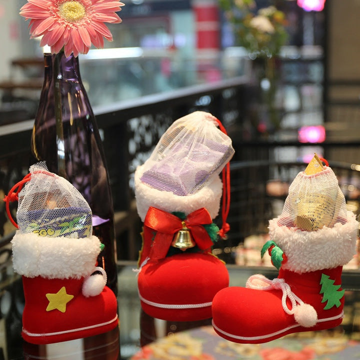 Festive Holiday Plush Stocking Bowlift
