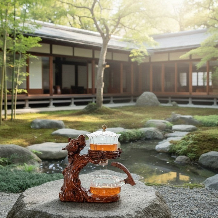 BowLift | Nature Harmony Wooden Teapot