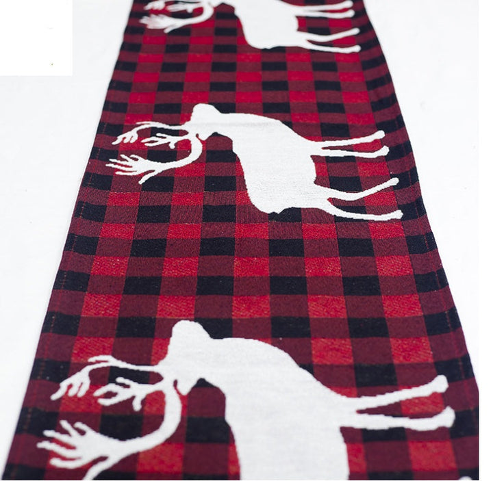 BowLift | Christmas Elk Snowman Table Runner Merry Christmas Decorations