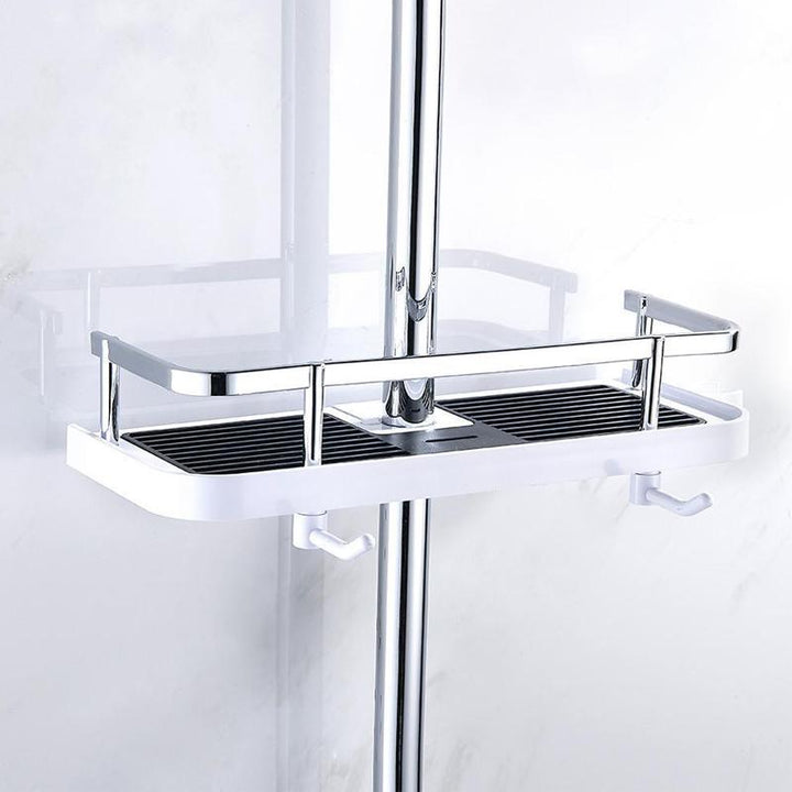 BowLift | Bathroom Rod Shower Shelf Holder