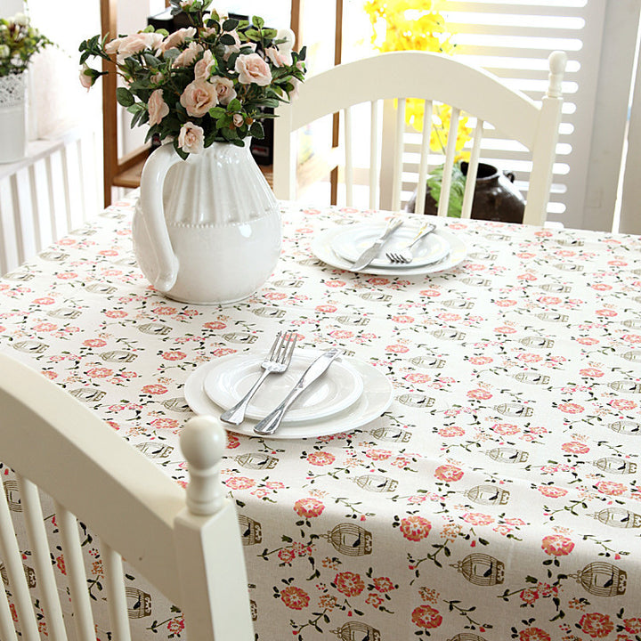 Floral Pattern Table Cloth
