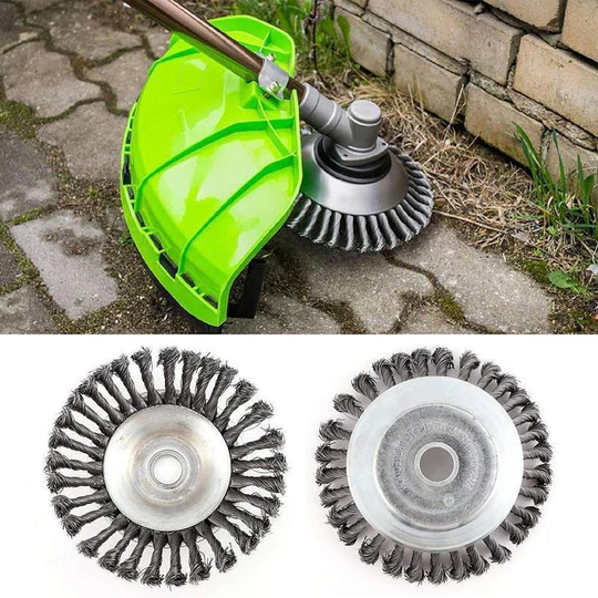BowLift | Weeding brush head for brushcutter