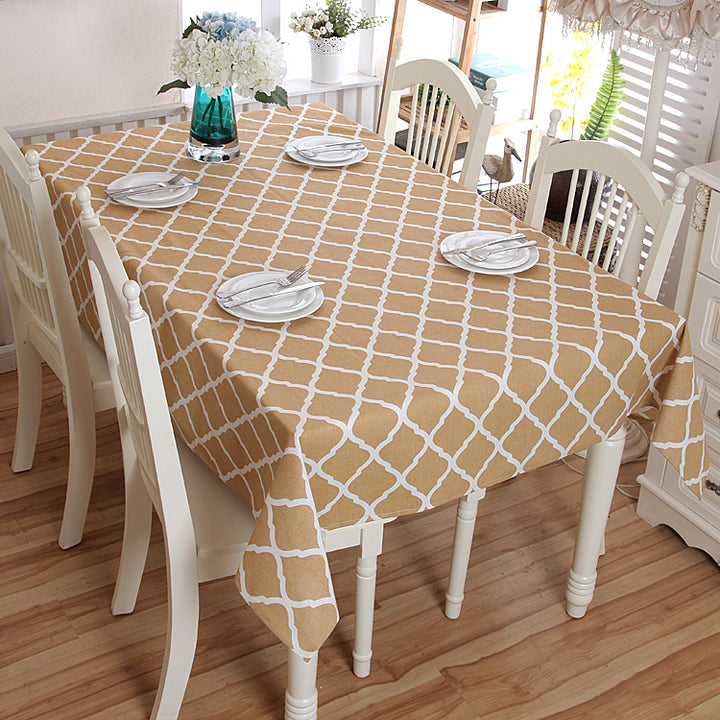 Modern Geometric Table Cover