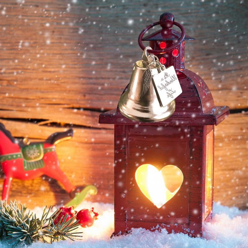 BowLift | 🎄Christmas Tree Memorial Ornaments Angel Wings Bell Hangings Hanging Decoration