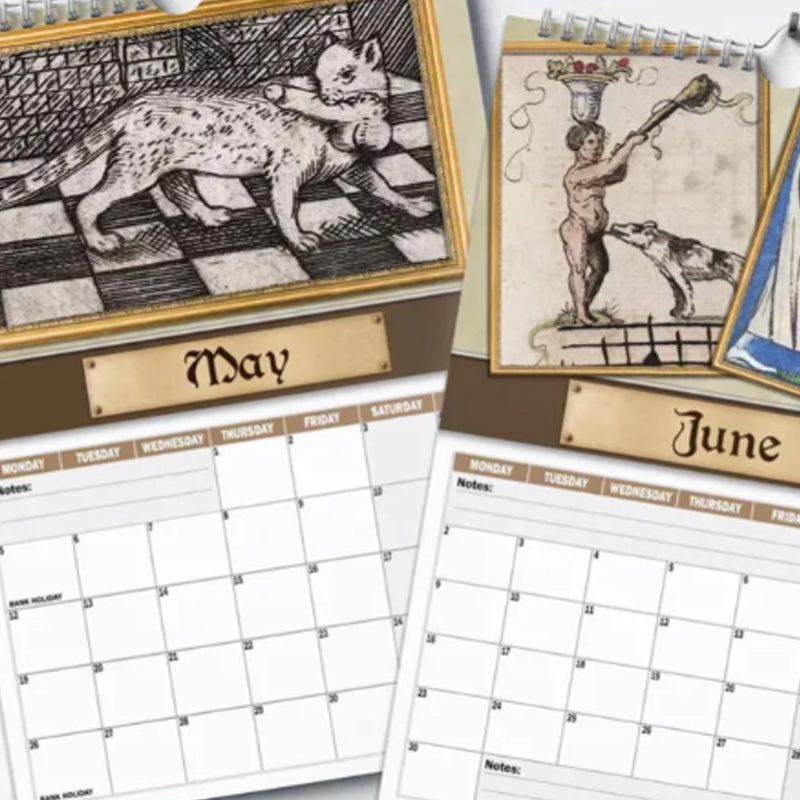 BowLift | Medieval Humor 2025 Wall Calendar