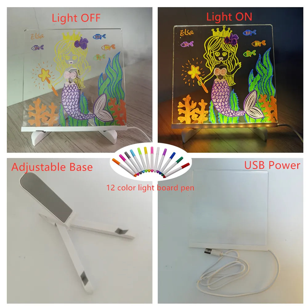BowLift | Light explosion of creativity - Drawing board