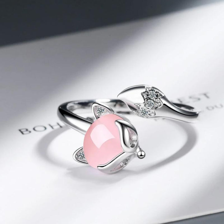 BowLift | Rhinestone Fox Ring