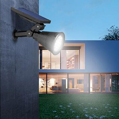 Solar Garden Spotlight with LED Lights, 4- or 7-Light Options