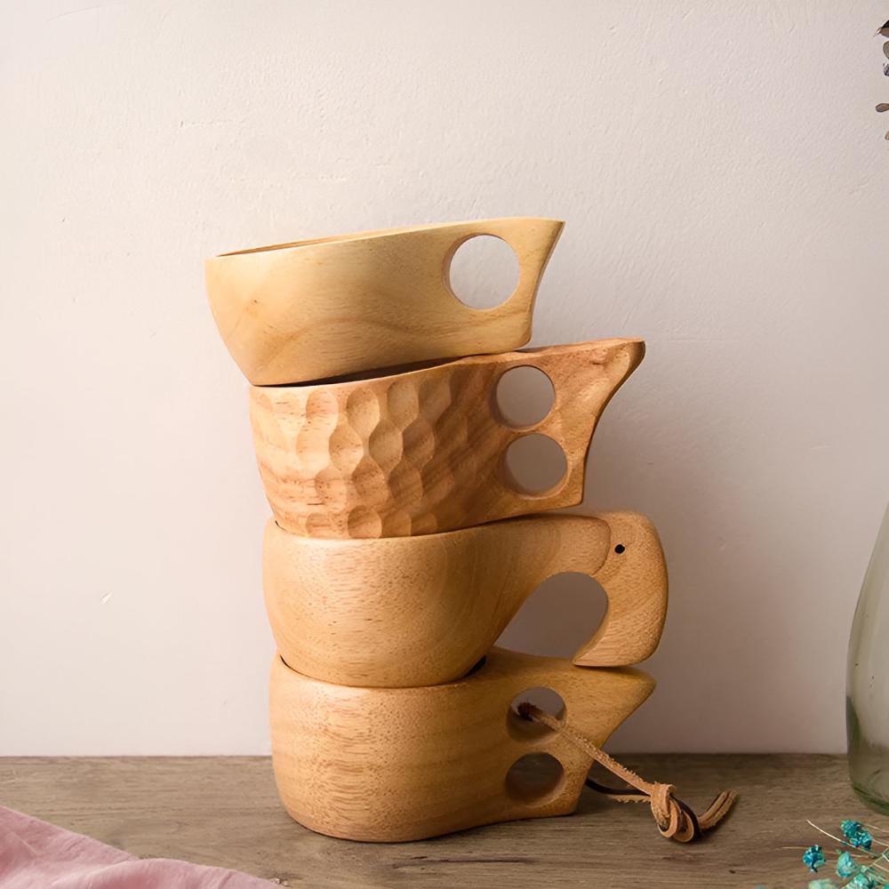 BowLift | Rubberwood Artisan Mug Collection