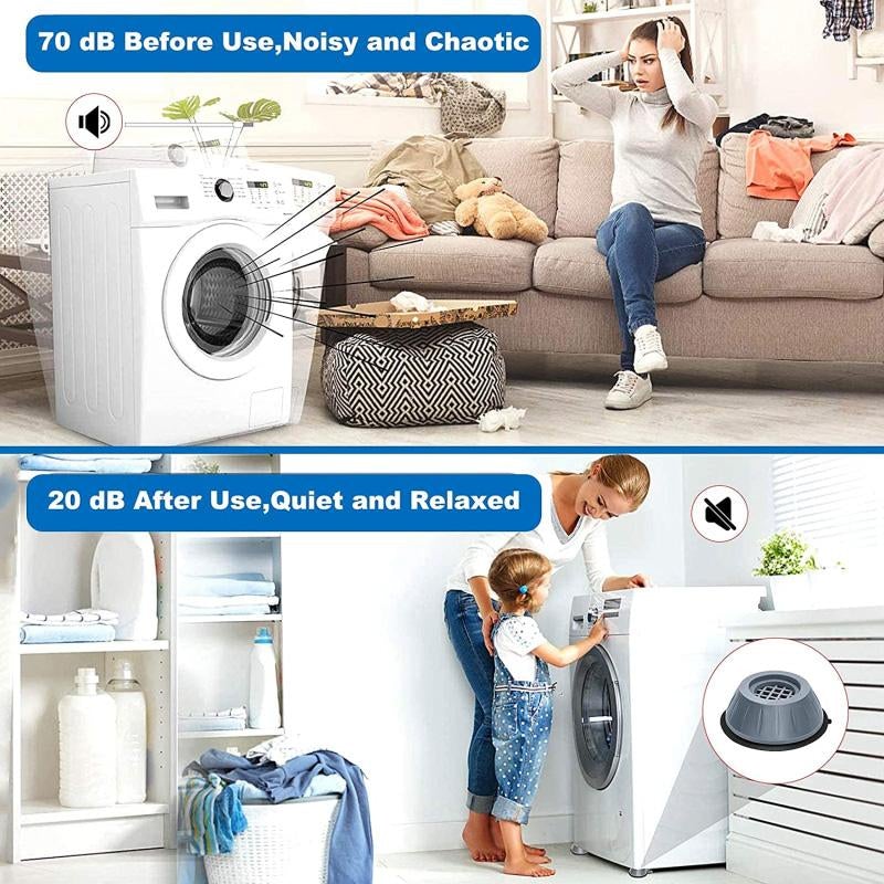 BowLift | Anti-Vibration Washing Machine Support (4 Pieces)