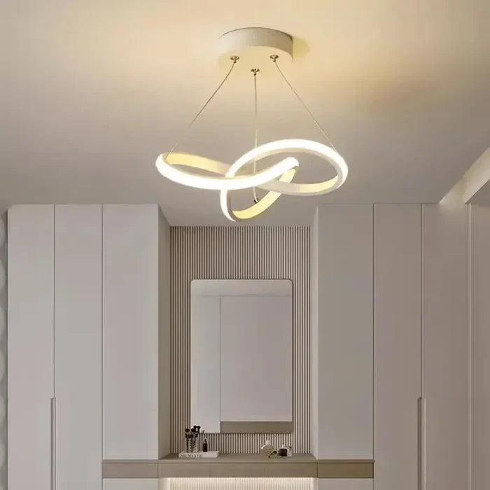 BowLift | Modern LED Ceiling Lamp - WaveGlow