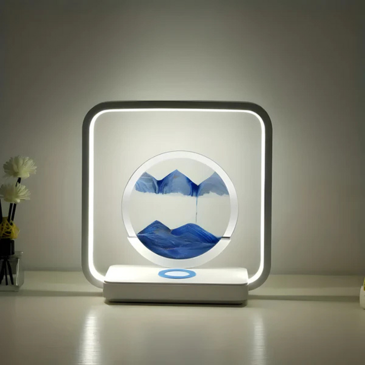 BowLift | SandAura | 3D LED Night Lamp with Flowing Sand Art