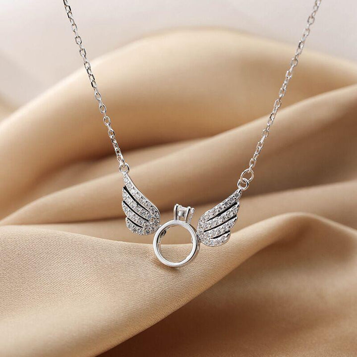 BowLift | Sterling Silver Angel Wing Necklace
