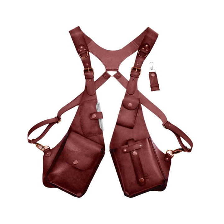 Medieval Steampunk shoulder bag with retro strap | Bowlift