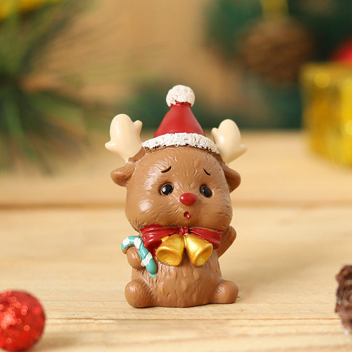 BowLift | Handmade Animal Santa Ornaments