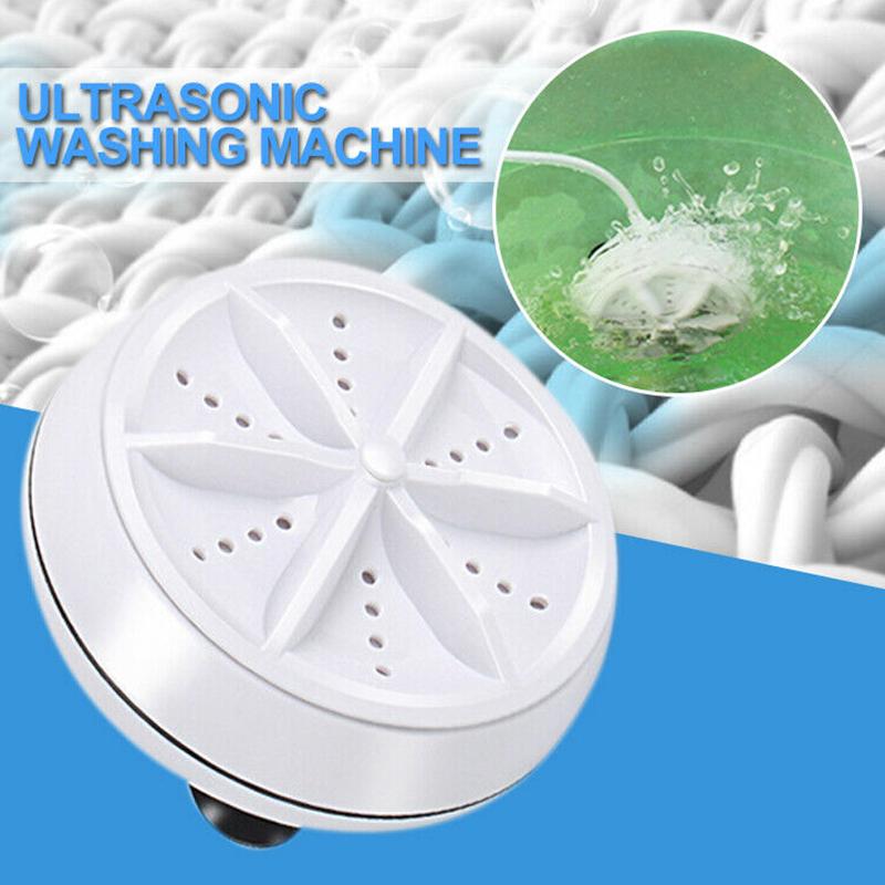 Portable Ultrasonic Dishwasher and Laundry Cleaning Device